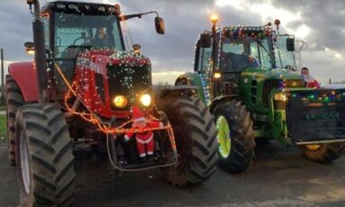 Défilé des tracteurs lumineux