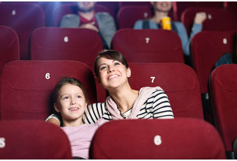 A girl with mother spending time together