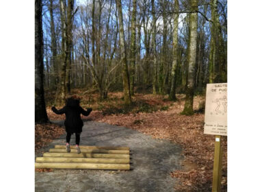 Jeux pour enfants et parcours sportif au bois Meunier Velay